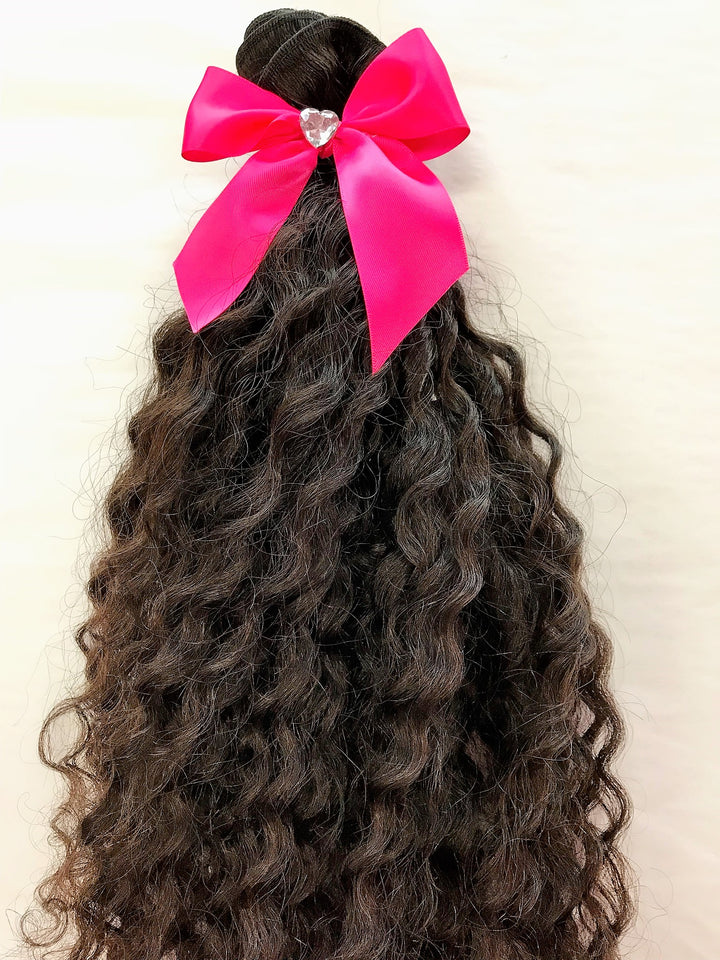  Deep Curly Wave Brazilian Hair Light Brown Curly Clip